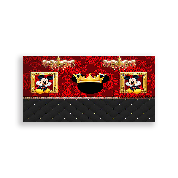 Painel Retangular - Mickey Mouse - Sublimado 3D