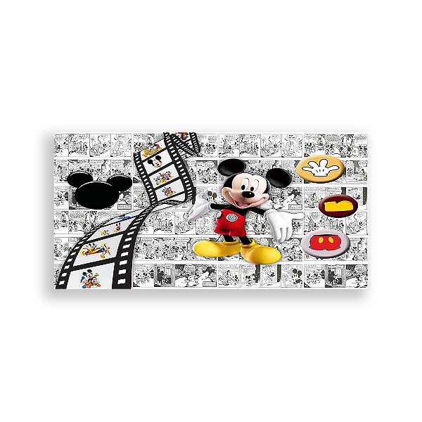 Painel Retangular - Mickey Mouse - Sublimado 3D