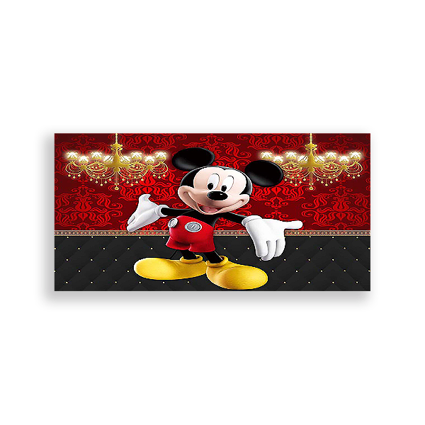 Painel Retangular - Mickey Mouse - Sublimado 3D