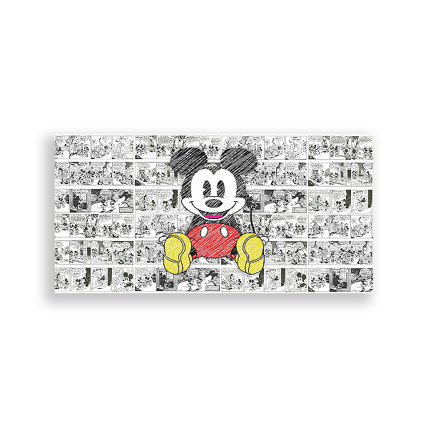 Painel Retangular - Mickey Mouse - Sublimado 3D