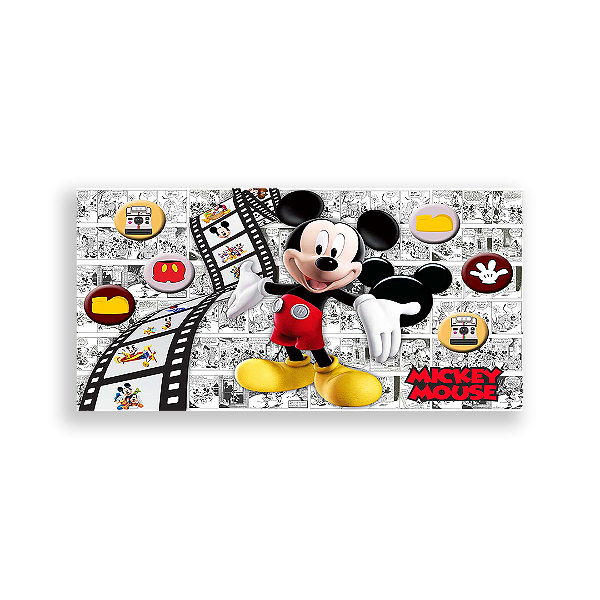 Painel Retangular - Mickey Mouse - Sublimado 3D