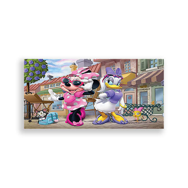 Painel Retangular - Minnie Rosa - Sublimado 3D