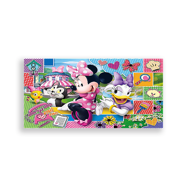 Painel Retangular - Minnie Rosa - Sublimado 3D
