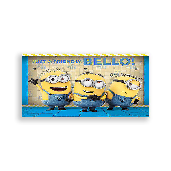 Painel Retangular - Minnions - Sublimado 3D