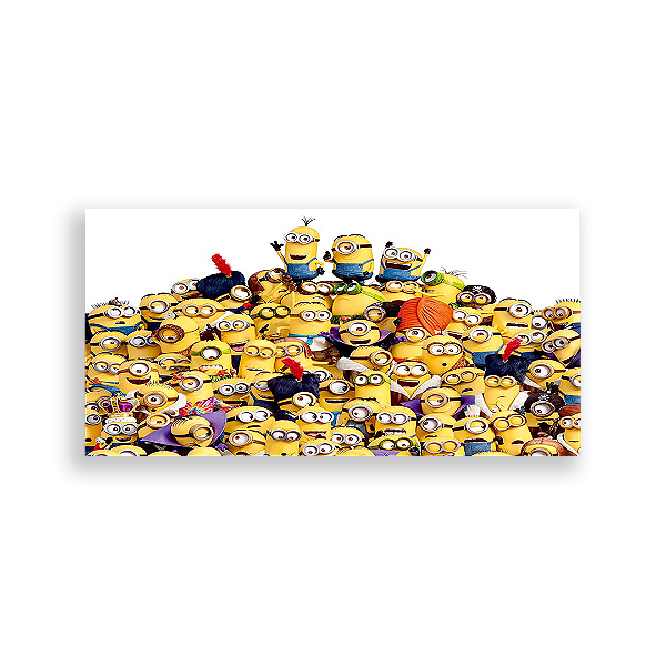 Painel Retangular - Minnions - Sublimado 3D