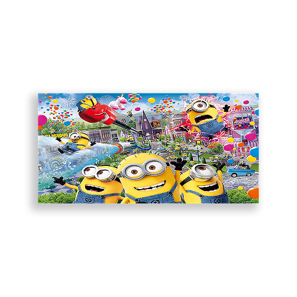 Painel Retangular - Minnions - Sublimado 3D