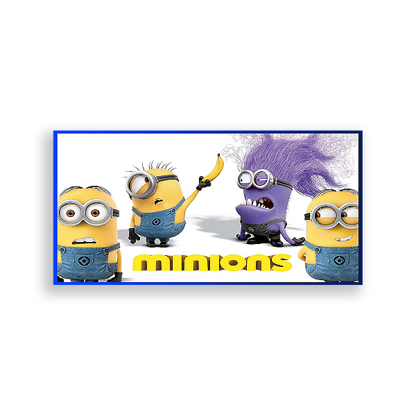 Painel Retangular - Minnions - Sublimado 3D