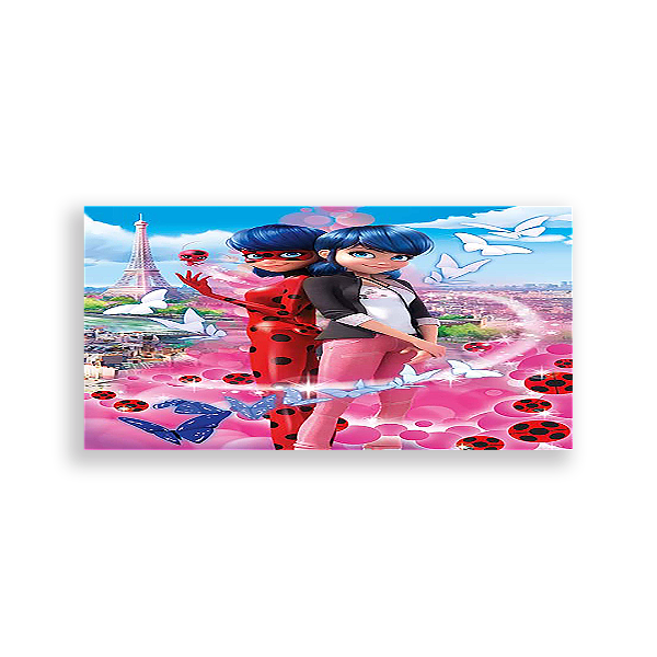 Painel Retangular - Miraculous - Sublimado 3D