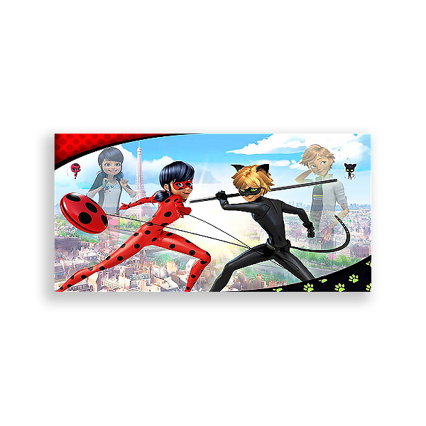 Painel Retangular - Miraculous - Sublimado 3D