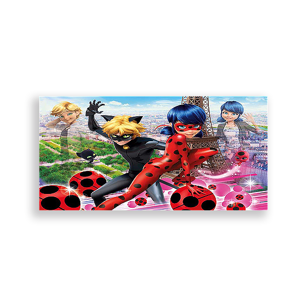 Painel Retangular - Miraculous - Sublimado 3D