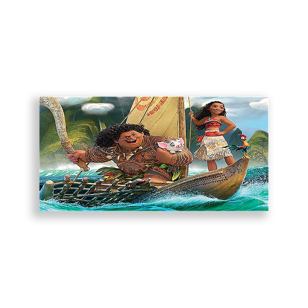 Painel Retangular - Moana - Sublimado 3D