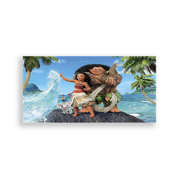 Painel Retangular - Moana - Sublimado 3D