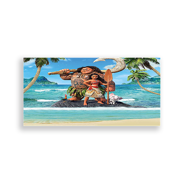 Painel Retangular - Moana - Sublimado 3D