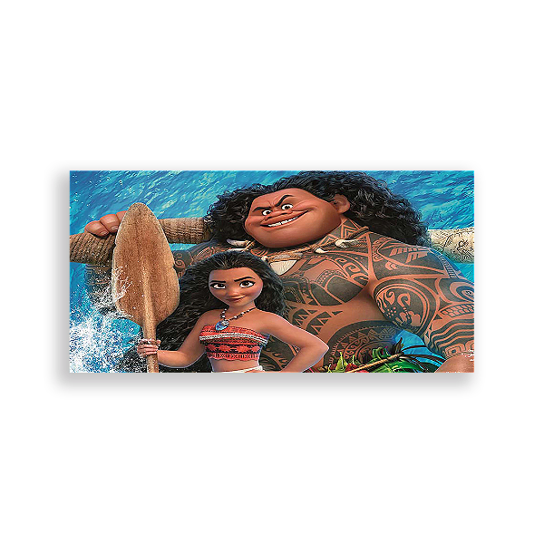 Painel Retangular - Moana - Sublimado 3D