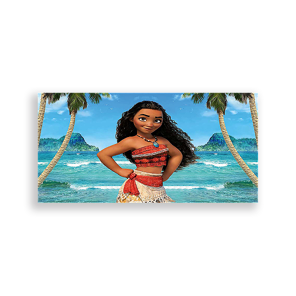 Painel Retangular - Moana - Sublimado 3D