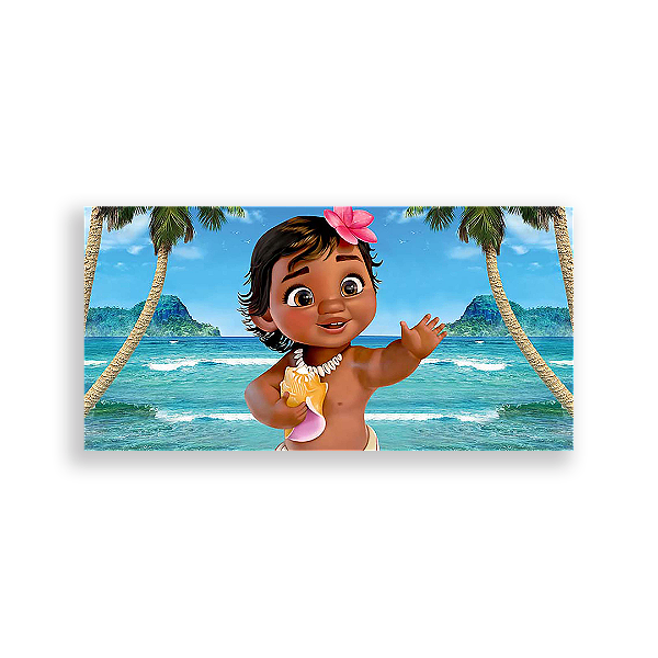 Painel Retangular - Moana - Sublimado 3D