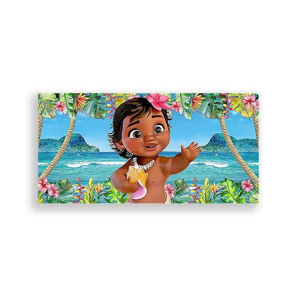 Painel Retangular - Moana - Sublimado 3D