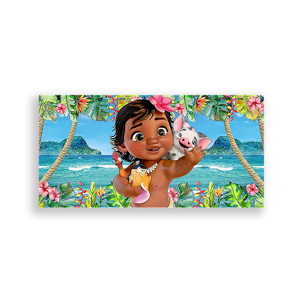 Painel Retangular - Moana - Sublimado 3D