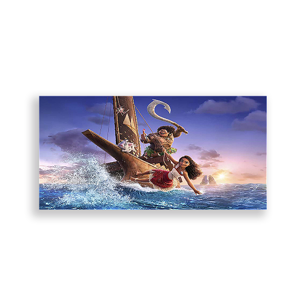 Painel Retangular - Moana - Sublimado 3D