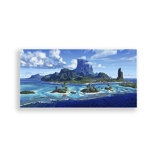 Painel Retangular - Moana - Sublimado 3D