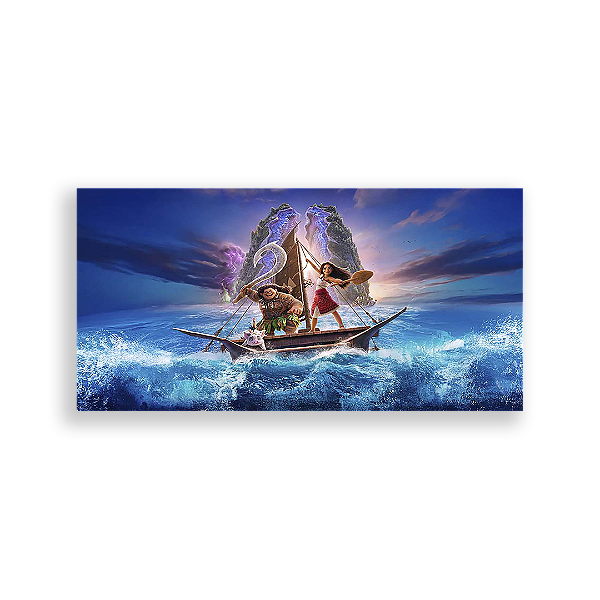 Painel Retangular - Moana - Sublimado 3D