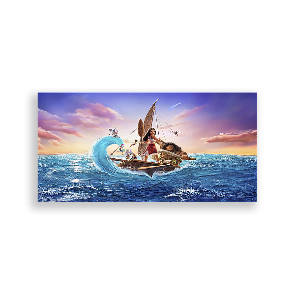 Painel Retangular - Moana - Sublimado 3D