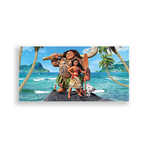 Painel Retangular - Moana - Sublimado 3D