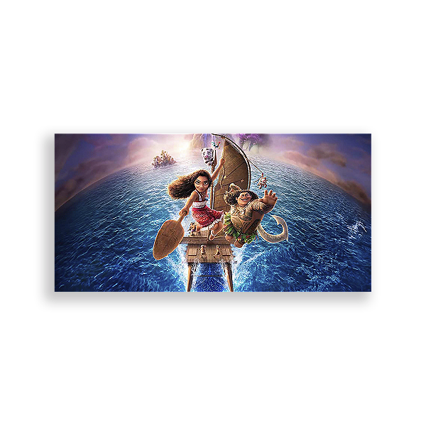 Painel Retangular - Moana - Sublimado 3D