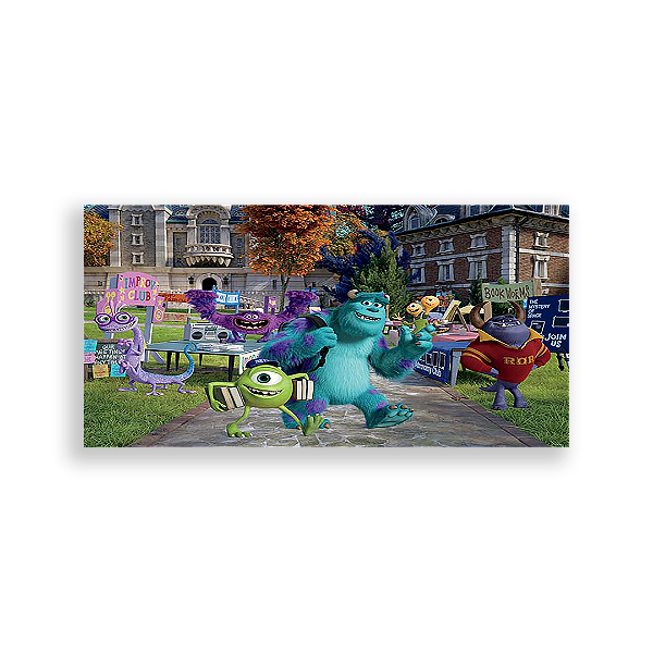 Painel Retangular - Monstros Sa - Sublimado 3D