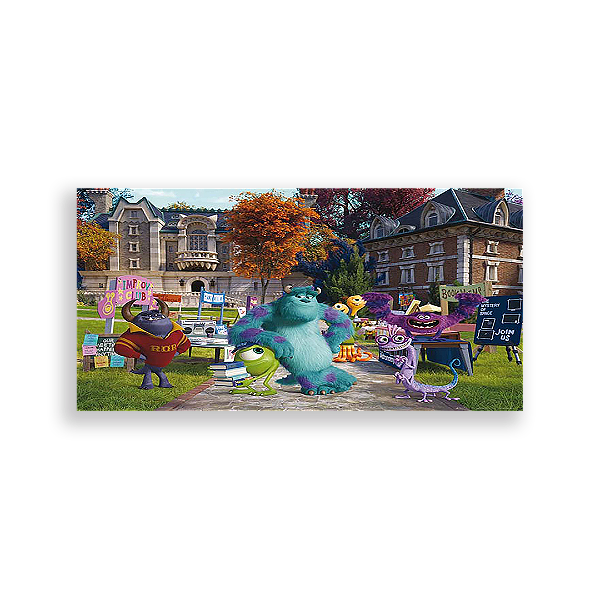 Painel Retangular - Monstros Sa - Sublimado 3D