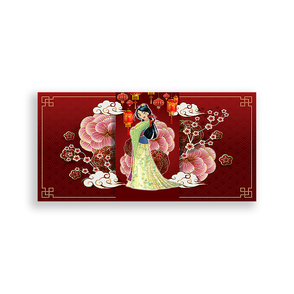 Painel Retangular - Mulan - Sublimado 3D