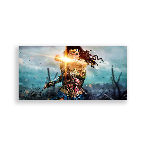 Painel Retangular - Mulher Maravilha - Sublimado 3D