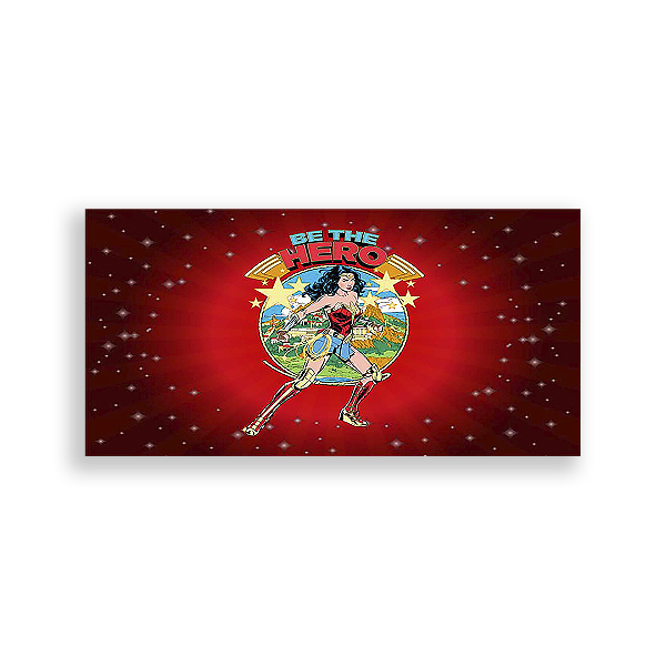 Painel Retangular - Mulher Maravilha - Sublimado 3D