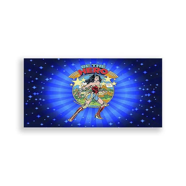 Painel Retangular - Mulher Maravilha - Sublimado 3D