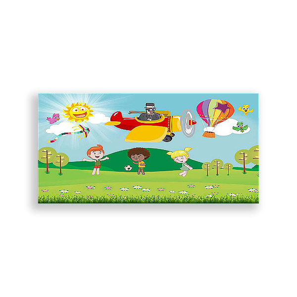 Painel Retangular - Mundo Bita - Sublimado 3D