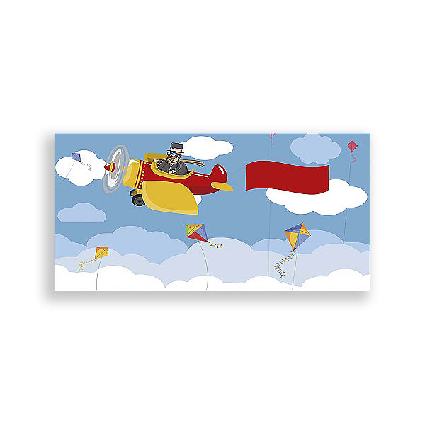 Painel Retangular - Mundo Bita - Sublimado 3D