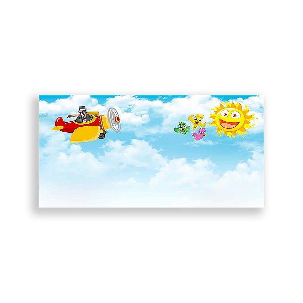 Painel Retangular - Mundo Bita - Sublimado 3D