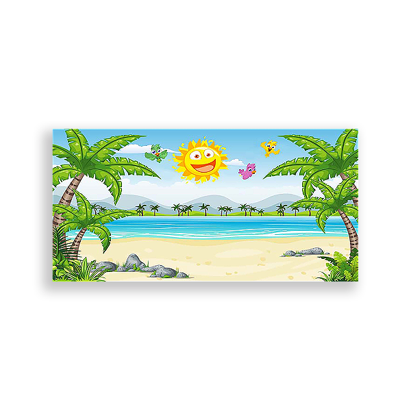 Painel Retangular - Mundo Bita - Sublimado 3D