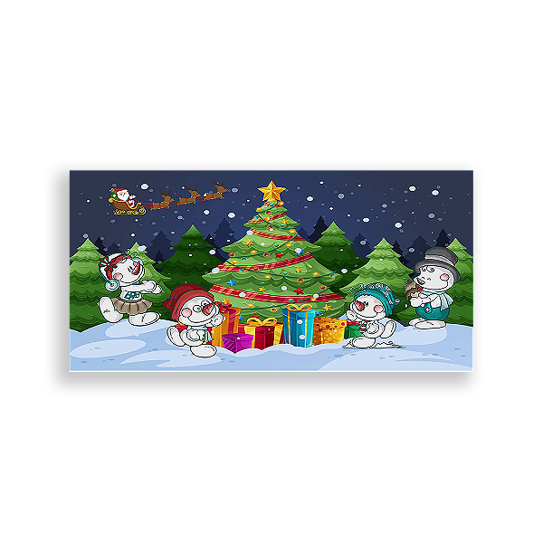 Painel Retangular - Natal - Sublimado 3D