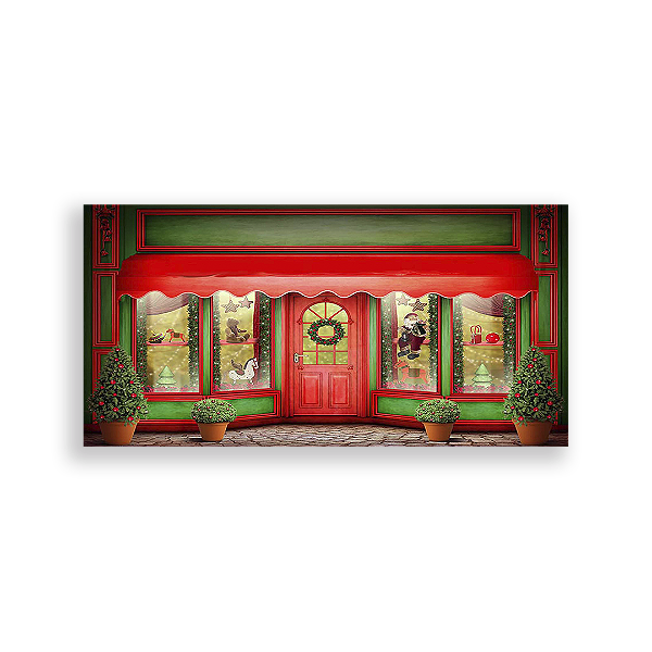 Painel Retangular - Natal - Sublimado 3D