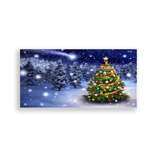 Painel Retangular - Natal - Sublimado 3D