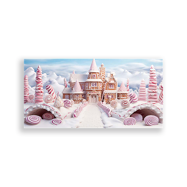 Painel Retangular - Natal - Sublimado 3D