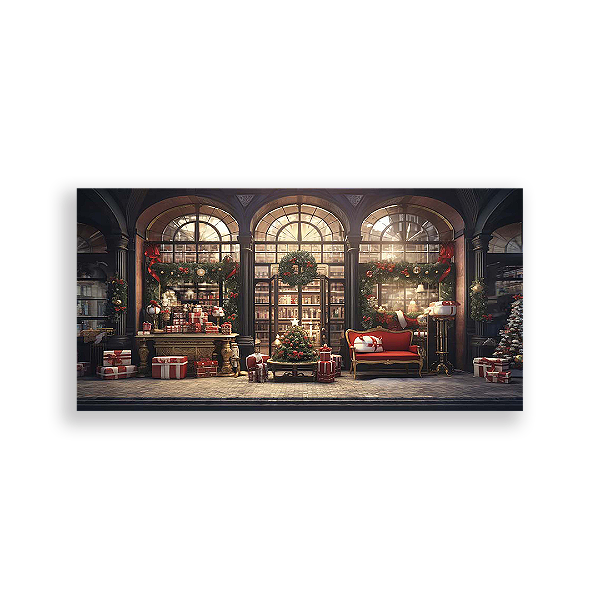 Painel Retangular - Natal - Sublimado 3D