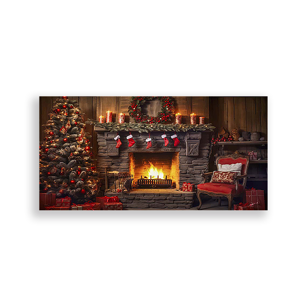 Painel Retangular - Natal - Sublimado 3D