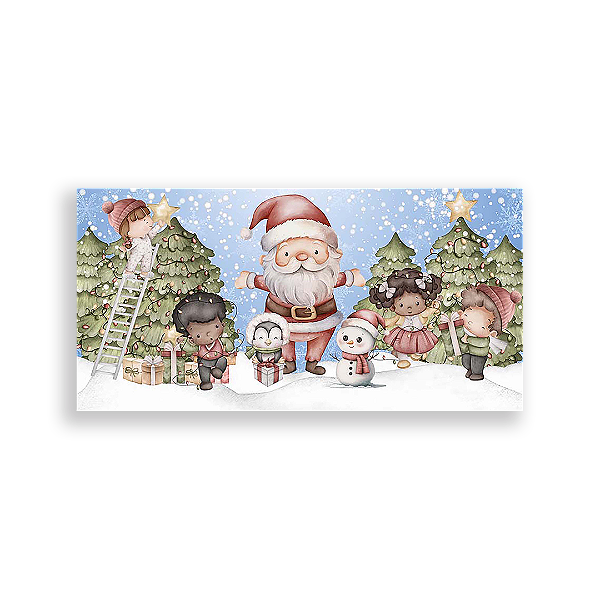 Painel Retangular - Natal - Sublimado 3D