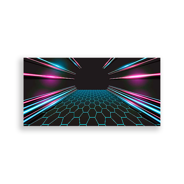 Painel Retangular - Neon - Sublimado 3D