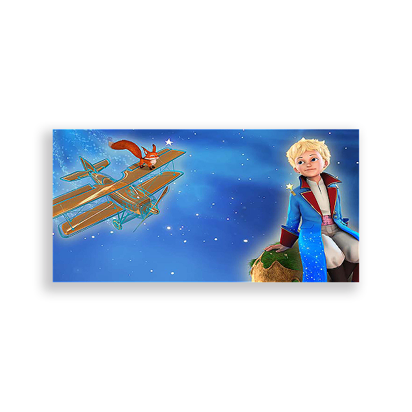 Painel Retangular - O Pequeno Principe - Sublimado 3D