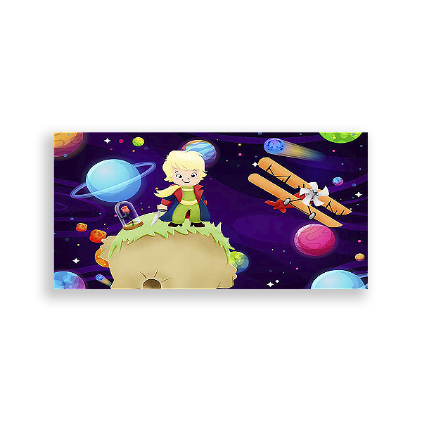 Painel Retangular - O Pequeno Principe - Sublimado 3D