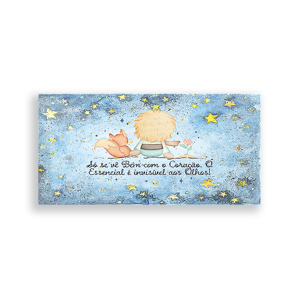 Painel Retangular - O Pequeno Principe - Sublimado 3D