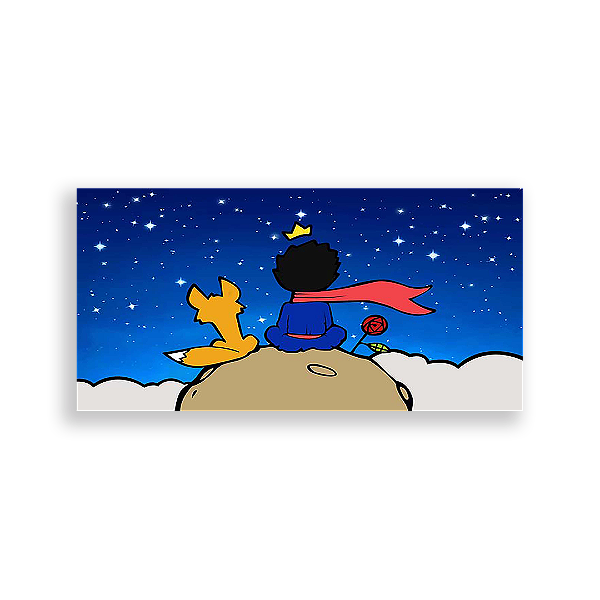 Painel Retangular - O Pequeno Principe - Sublimado 3D